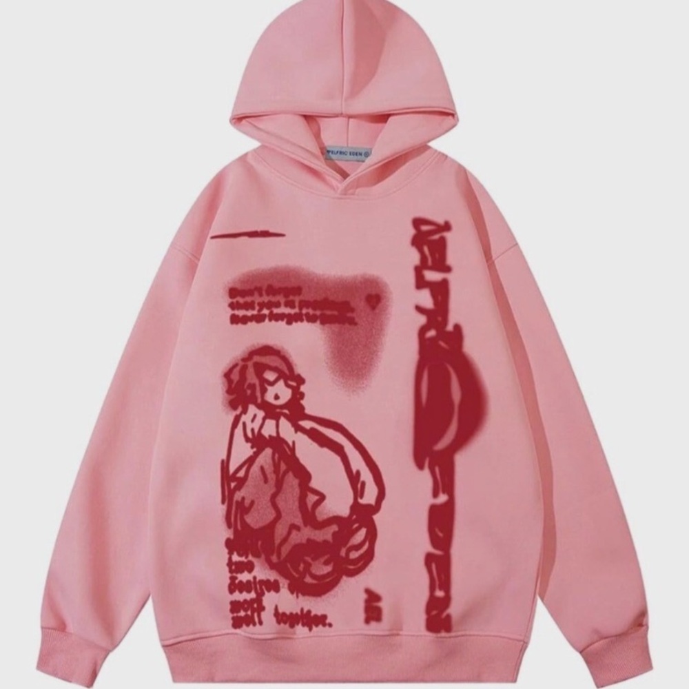 Aelfric Eden Pink Graphic Unisex Hoodie